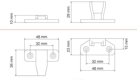 Möbelverbinder 0915 - 16 Stück