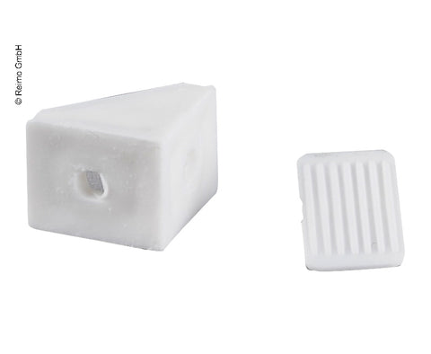 Mini connettori per mobili 10 pz. (bianco) 2 fori