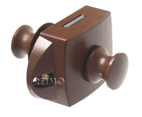Push-Lock beidseitig betätigbar (braun)