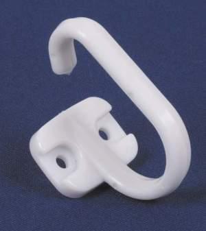Fermatende in plastica grigio chiaro