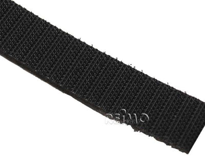 Klettband selbstklebend 20 mm breit und 5m lang Farbe: Schwarz