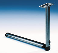Pied de table pliante avec articulation centrale 675 mm anthracite