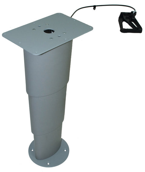 Tavolo elevatore a colonna singola Primero Comfort, 310-670 mm, grigio argento