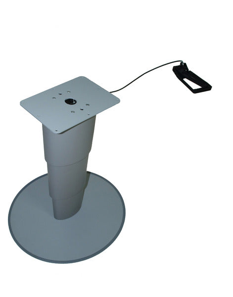 Tavolo elevatore a colonna singola Primero Comfort, 315-675 mm, grigio argento