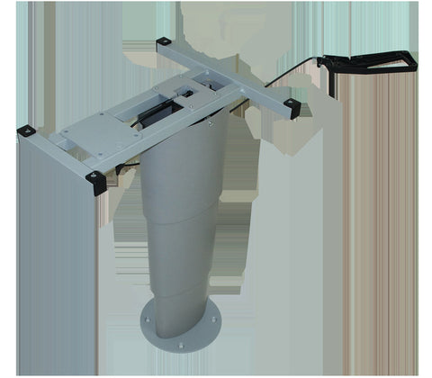 Tavolo elevatore a colonna singola Primero Comfort, 325-685 mm, grigio argento