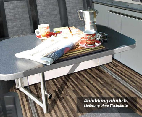 Supporto da tavolo girevole in acciaio inox