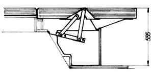 Fixation de siège avec levage VW jusqu'en 8/89
