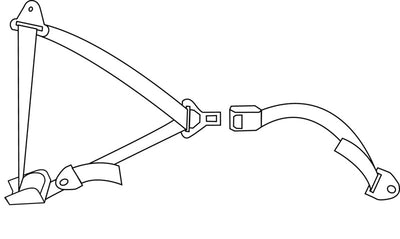 3-Punkt-Sicherheitsgurt für Variobank 333
