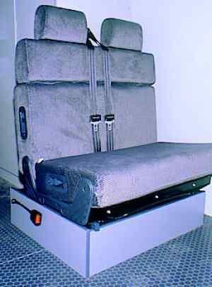Divan 503 panca a 2 posti 90 cm, non imbottita, con cinture