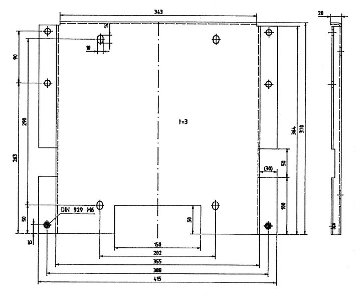 Adapter für Sportscraft S-Sitz auf Drehsockel 59501