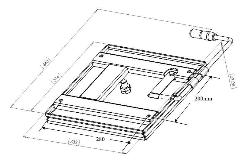 Drehkonsole Universal für Sportscraft-Sitz (ohne TÜV)