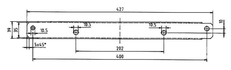 Flachadapter für S-Sitz, Fiat Ducato, Peugeot Boxer, Citroen Jumper