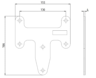 Handbremsadapter für Ford Custom und Tourneo ab 2012