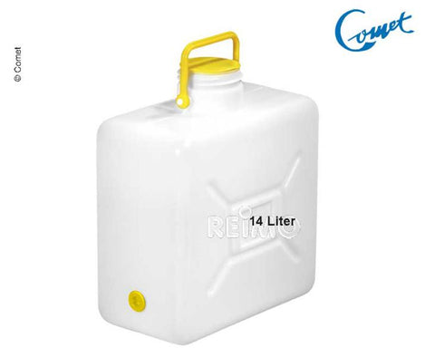Tanica per acqua, collo largo con maniglia 14l