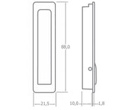crochet pliant 88x21,5mm