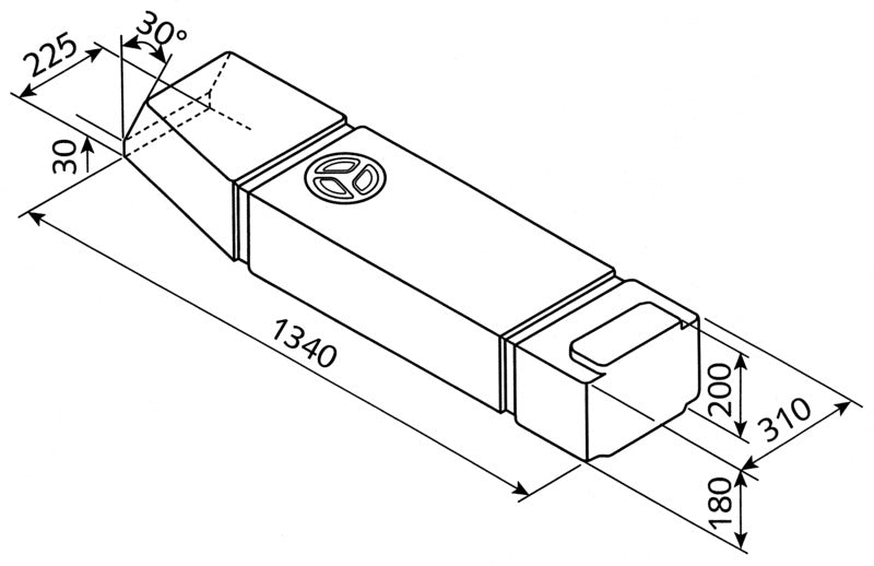 Frisch- und Abwassertank VWT2 60l