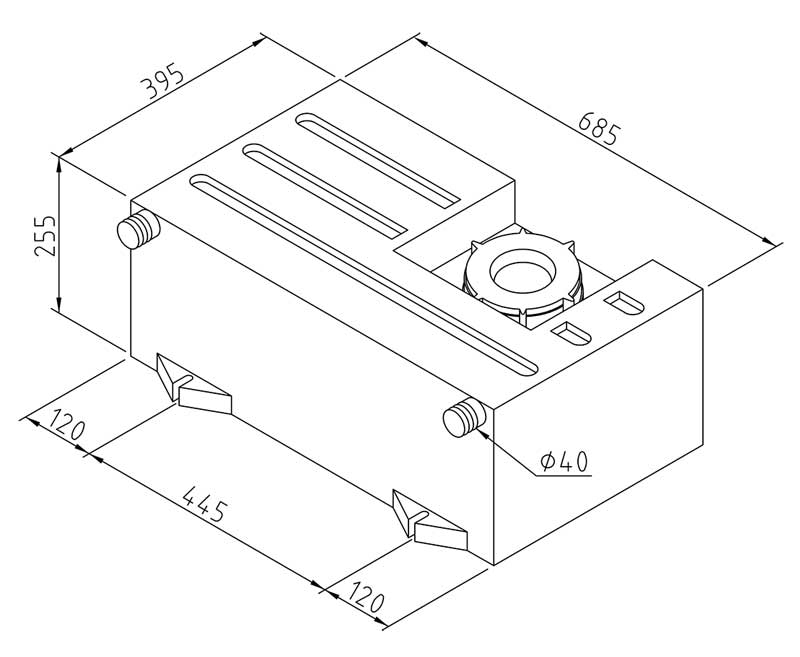 Wassertank 60 L