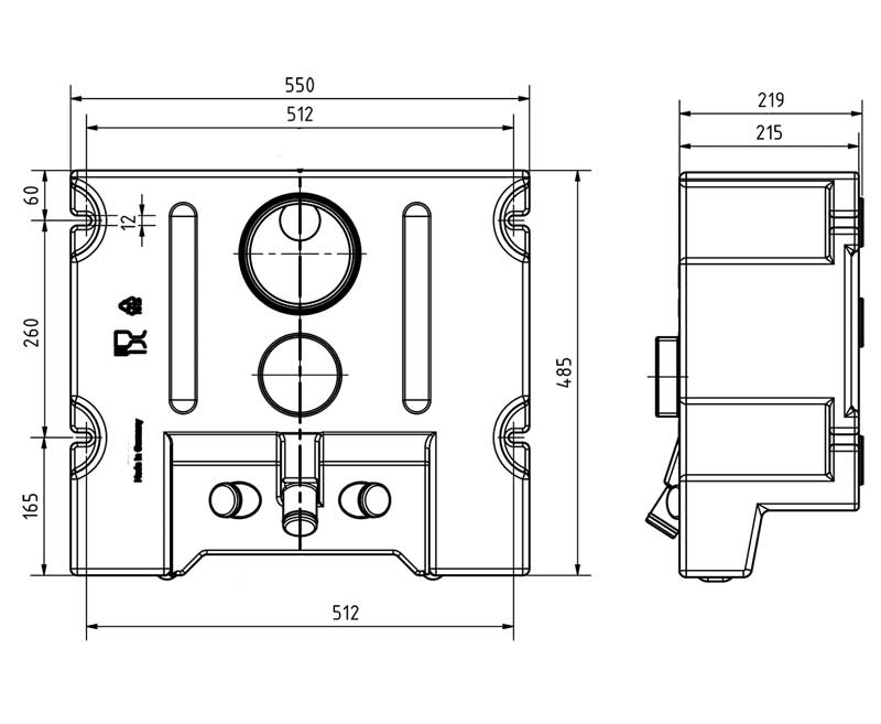 Wassertank 45 L