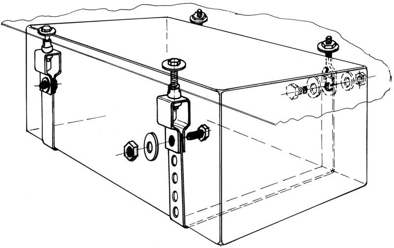 Montage-Set für Wassertanks