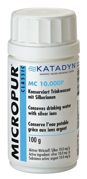 Disinfezione dell'acqua Micropur Classic e Forte