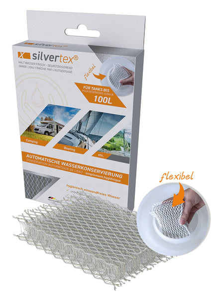 Filet d'argent Silvertex pour la conservation de l'eau - Hygiène des réservoirs jusqu'à 50 l