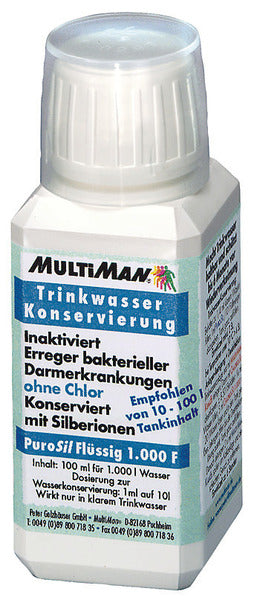 PuroSil flüssig 1000 Wasserkonservierung, 100ml