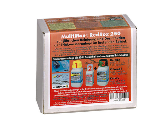 Scatola per il trattamento dell'acqua MultiMan RedBox 250