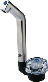Rubinetto, lusso, automatico, argento opaco