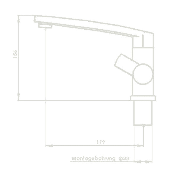 CONTUR S Einhebelmischer 360° schwenkbar, chrom