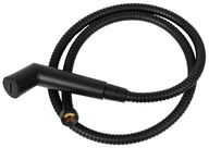 Set doccia Camp4 con valvola di intercettazione – tubo flessibile da 150 cm, nero opaco