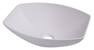 Waschbecken / Lavabo / Spülbecken / Spüle / Brünneli - semioval weiss, Mass: 350 x 260 mm, H135 mm