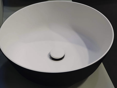 Waschbecken / Lavabo / Spülbecken / Spüle / Brünneli  - rund aus Ocritech, 300 mm