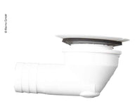 Raccordo di scarico acqua 90° tubo 3/4", apertura di scarico 23 mm, confezione da 10 pezzi