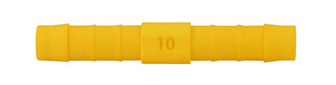 Gerader Verbinder får 10mm Schlauch 2Stk. Weißgelb