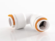 Carbest 90° Winkelverbinder für 12-mm-Rohrsystem mit Sicherungsclips