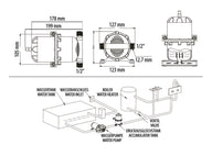 Réservoir d'équilibrage de pression 0,75 l