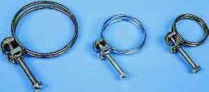 Fascetta stringitubo per tubo a spirale da 40 mm