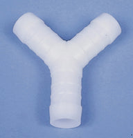 Raccord en Y 19 mm – Blanc – 2 pièces