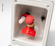 prise eau/gaz blanche