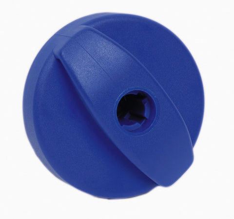 Couvercle de goulot de remplissage sans serrure bleu