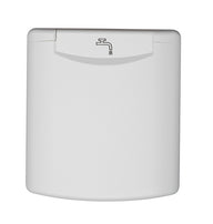 Prise d’eau de ville avec réducteur de pression – Blanc, fermeture magnétique, 1,1 bar