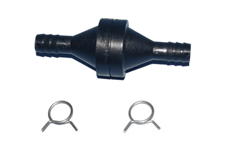Valvola di ritegno con attacco per tubo da 12 mm