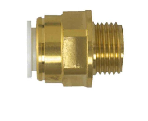 Schraubverbinder 3/8" Außengewinde, Messing