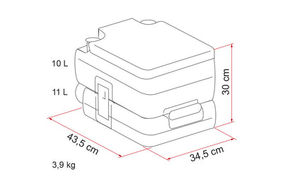 Campingtoilette Fiamma Bi-Pot 30