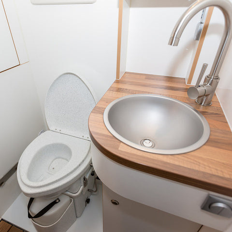 Toilette a compostaggio da campeggio Nature's Head® con maniglia a ragno