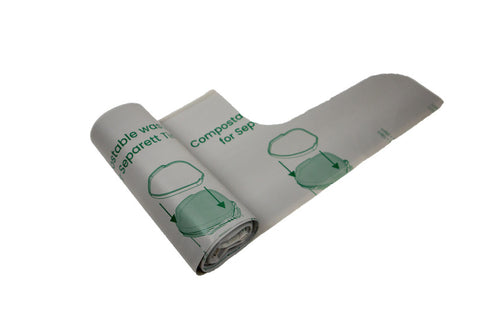 Sacchetti per rifiuti compostabili, 10 pezzi.