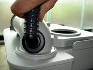 SOG ventilation II, type C, pour Porta-Potti, variante porte blanche