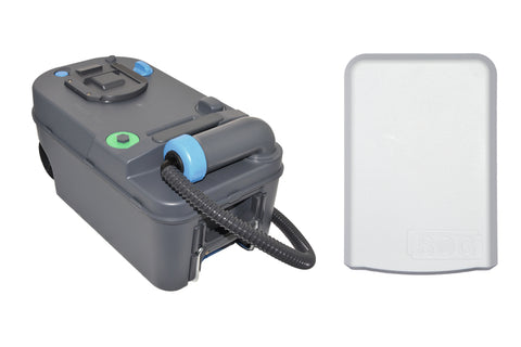 Kit de ventilation SOG C220 pour paroi latérale blanc