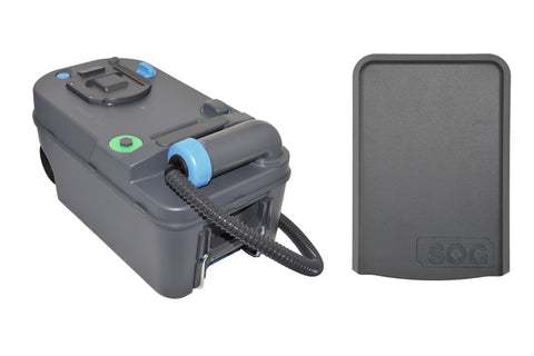 Kit de ventilation SOG Thetford C220 pour paroi latérale - gris foncé