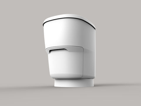 Clesana C1 – WC senz'acqua con base rotonda